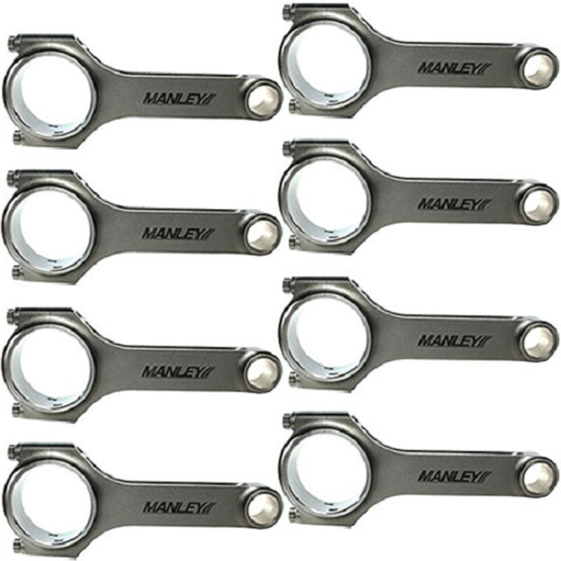 Manley Ford 4.6L Modular/5.0L V-8 22mm Pin Forced Induction Pro Series I Beam Connecting Rod Set - Racecraft Industries