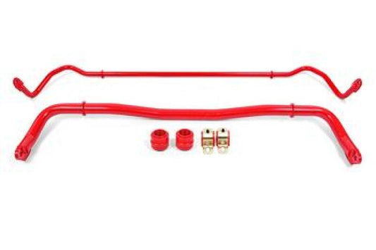 BMR 08-20 Dodge Challenger Front/Rear Sway Bar Kit w/ Bushings - Red - Racecraft Industries
