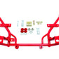 BMR 05-14 S197 Mustang K-Member w/ 1/2in Lowered Motor Mounts and STD. Rack Mounts - Red - Racecraft Industries
