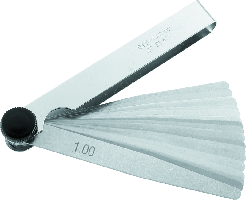 BikeMaster 20-Blade Metric Feeler Gauge Set (Pack of 3) - Racecraft Industries