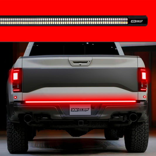 XK Glow Truck Tailgate Light w/ Chasing Turn Signal & Built-in Error Canceller - 3rd gen 48in - Racecraft Industries
