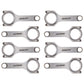 Manley Chevy Small Block LS Series 6.125in H Beam Connecting Rod Set - Racecraft Industries