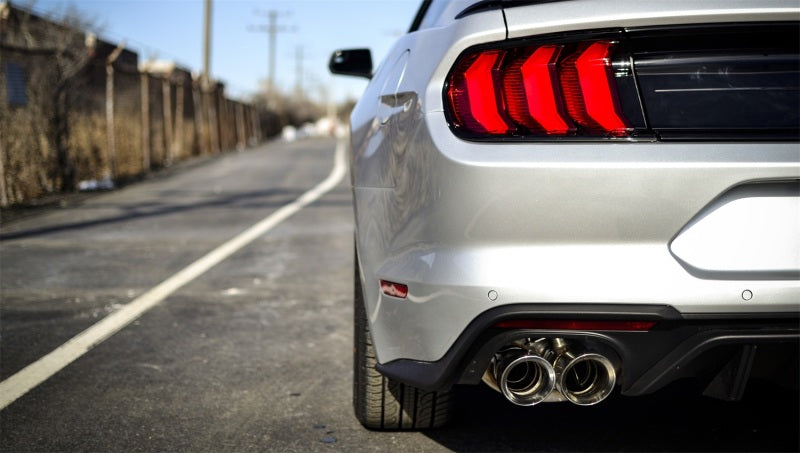 Corsa 2018-2023 Ford Mustang GT Fastback 5.0L 3in Sport Axle-Back Exhaust w/ 4in Black Tips - Racecraft Industries