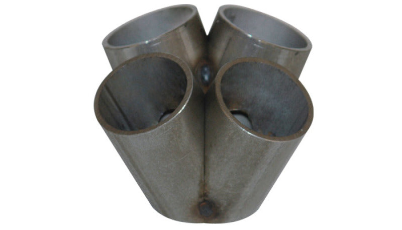 Vibrant 4 into 1 SS Turbo Mani Collector for T3 T3/T4 in Flange 48mm Pipe OD 3in tall 72mmx48mm out - Racecraft Industries