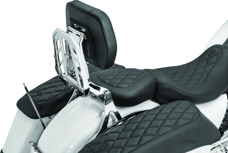 Kuryakyn Neo Driver & Passenger Backrest Chrome - Racecraft Industries