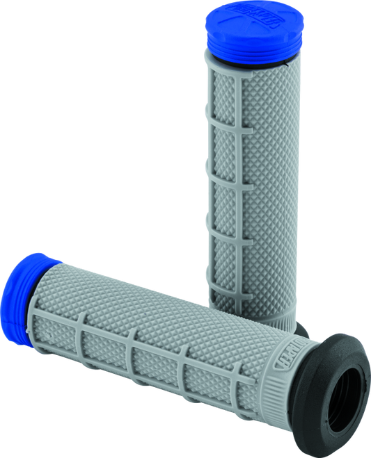 ProTaper Tri Density ATV 1/2 Waffle Grips - Blue - Racecraft Industries