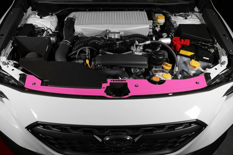Perrin 22-23 Subaru WRX Radiator Shroud - Hyper Pink - Racecraft Industries