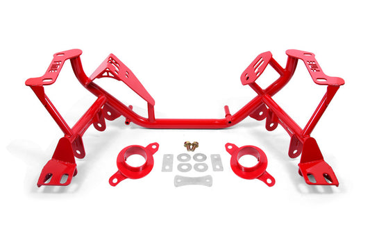 BMR 79-95 Ford Mustang K-Member Standard Version w/Spring Perches - Red - Racecraft Industries