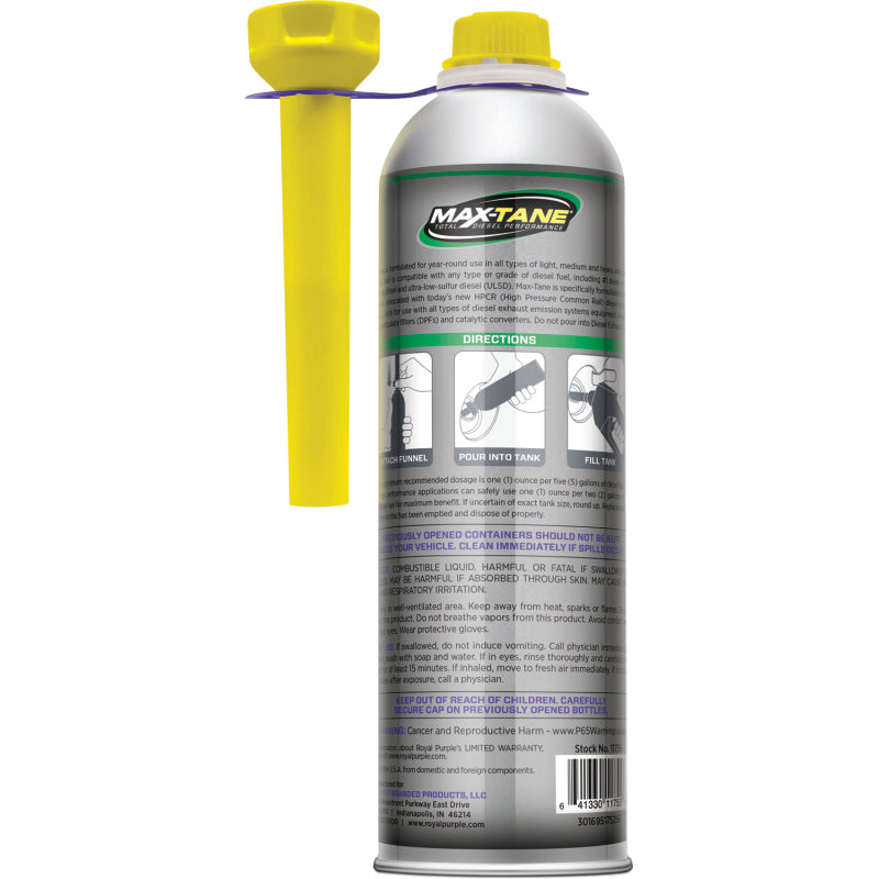 Royal Purple Max-Tane All-In-One + All-Season Diesel Additive - 20oz - Racecraft Industries