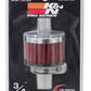 K&N 3/4 inch ID 2 inch OD 1.5 inch H Clamp On Crankcase Vent Filter - Racecraft Industries