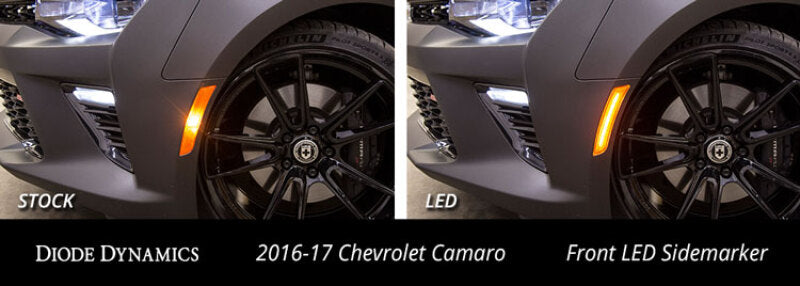 Diode Dynamics 16-21 Chevrolet Camaro LED Sidemarkers Smoked (set) - Racecraft Industries