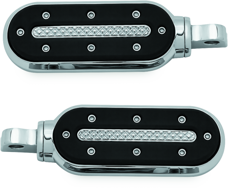 Kuryakyn Heavy Industry Pegs With Adapters Chrome - Racecraft Industries