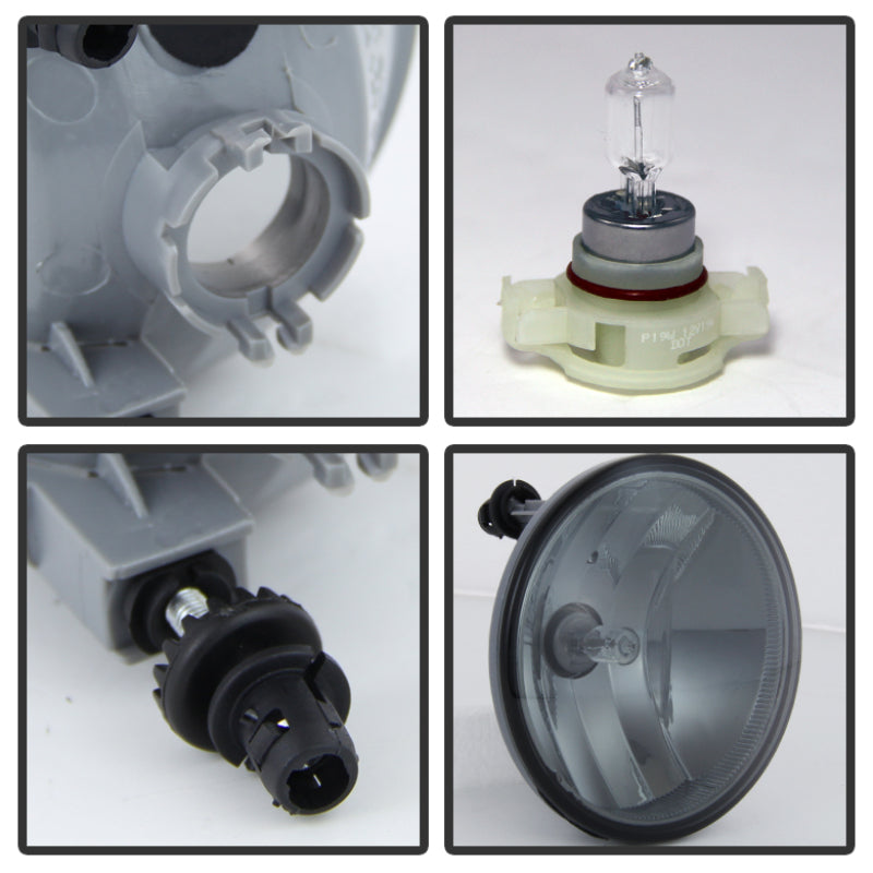 Spyder GMC Acaidia 07-12/Chevy Avalanche 07-13/Camaro 10-13Fog Lights wo/switch- Smoke FL-CTAH07-SM - Racecraft Industries