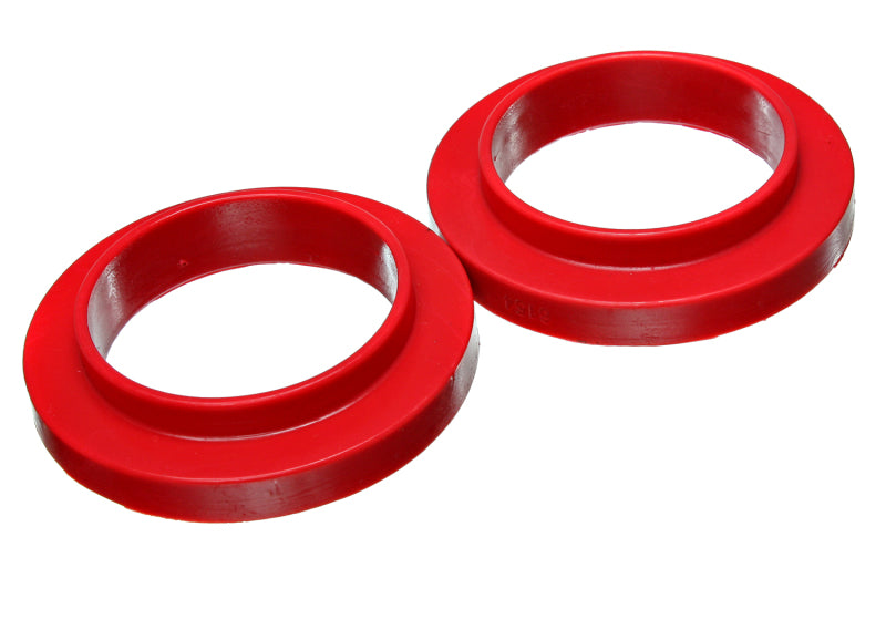 Energy Suspension Universal 3 3/4in ID 25 7/16in OD 3/4in H Red Coil Spring Isolators (2 per set) - Racecraft Industries