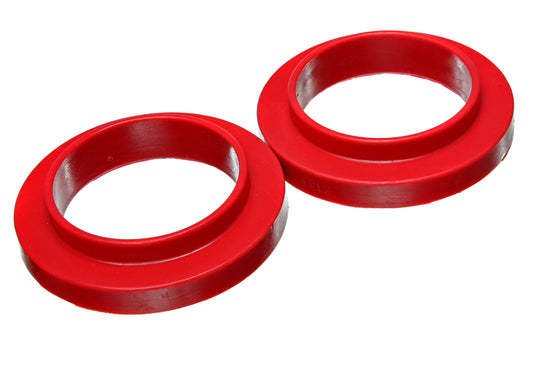 Energy Suspension Universal 3 3/4in ID 25 7/16in OD 3/4in H Red Coil Spring Isolators (2 per set) - Racecraft Industries