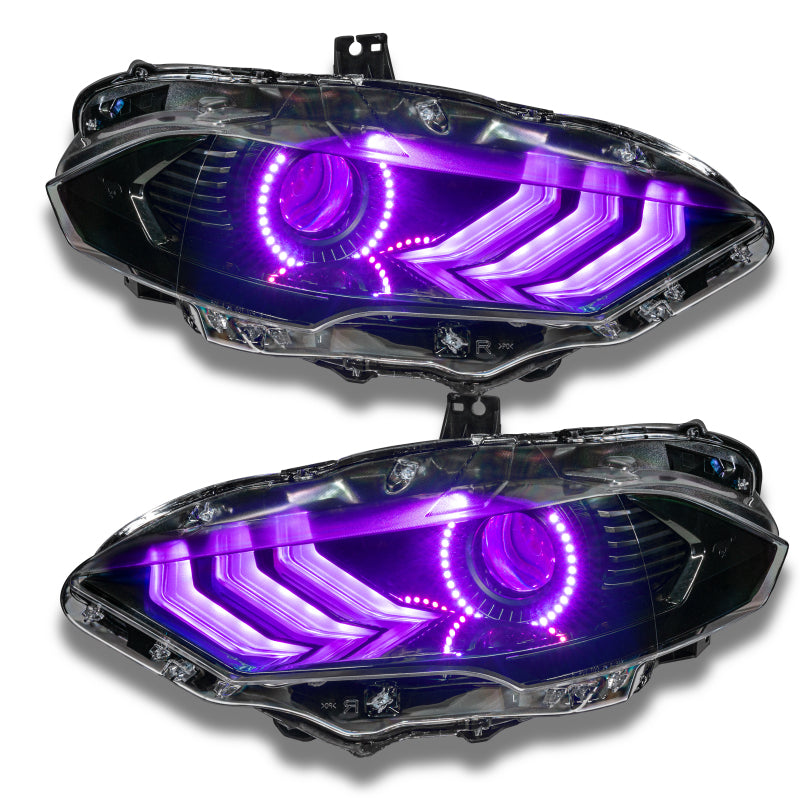 Oracle 18-21 Ford Mustang Dynamic DRL w/ Halo Kit & Sequential Turn Signal - ColorSHIFT SEE WARRANTY - Racecraft Industries