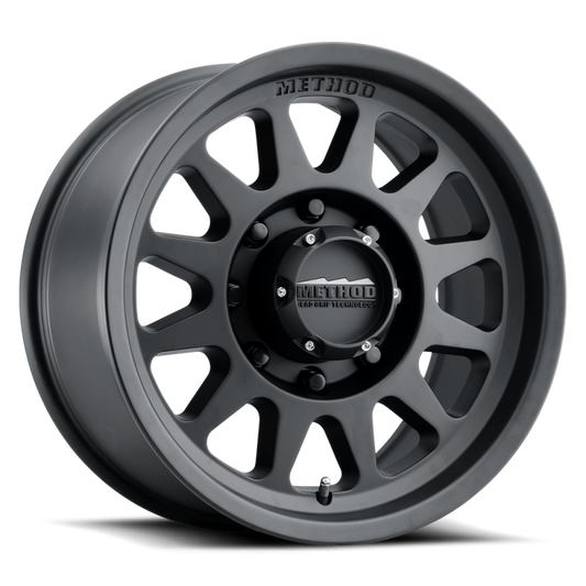Method MR704 HD 17x9 18mm Offset 8x6.5 130.81mm CB Matte Black Wheel - Racecraft Industries