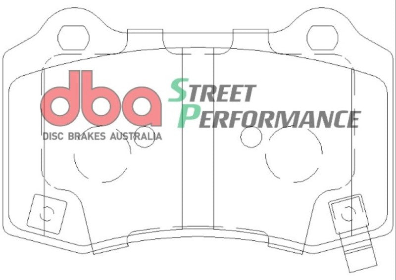 DBA 2010 Camaro SS SP500 Rear Brake Pads - Racecraft Industries