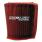 Injen Red Water Repellant Pre-Filter fits X-1010 X-1011 X-1017 X-1020 5in Base/5in Tall/4in Top - Racecraft Industries