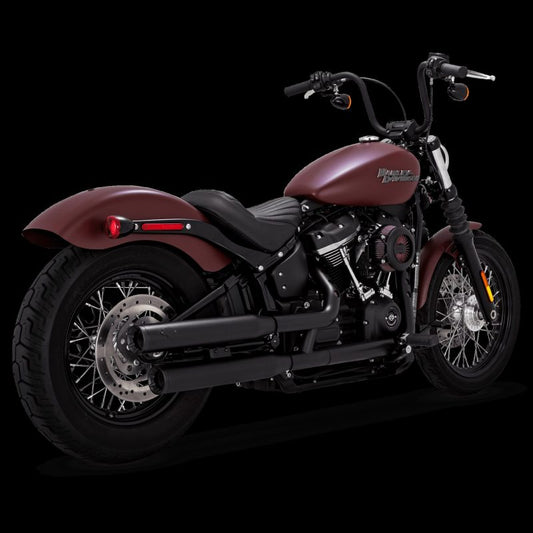 Vance & Hines 18-22 Harley Davidson Softail Eliminator 300 PCX Slip-Ons Exhaust - Black - Racecraft Industries