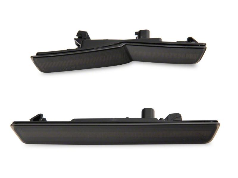 Raxiom 18-23 Dodge Challenger Widebody Axial Series LED Side Marker Lights Front and Rear- Smoked - Racecraft Industries