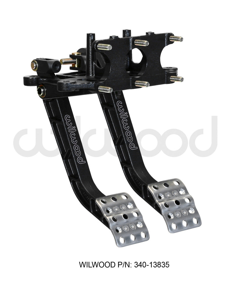 Wilwood Adjustable Dual Pedal - Brake / Clutch - Rev. Swing Mount - 5.1:1 - Racecraft Industries