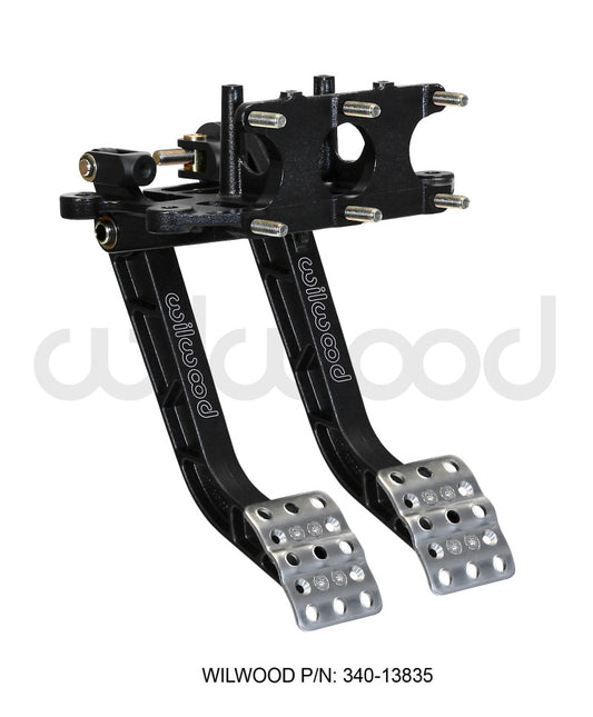 Wilwood Adjustable Dual Pedal - Brake / Clutch - Rev. Swing Mount - 5.1:1 - Racecraft Industries