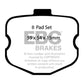 EBC 06-08 Chevrolet Corvette (C6) 7.0 (Z06) Redstuff Rear Brake Pads - Racecraft Industries