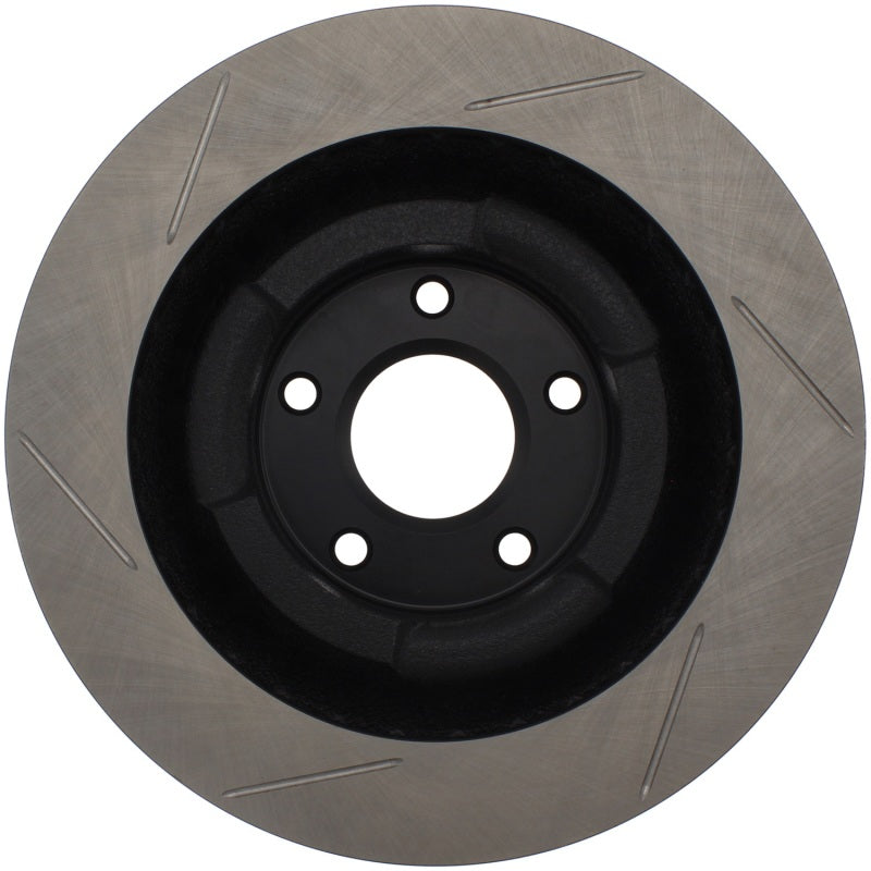 StopTech Power Slot 06-10 Chevrolet Corvette Front Right Slotted Rotor - Racecraft Industries