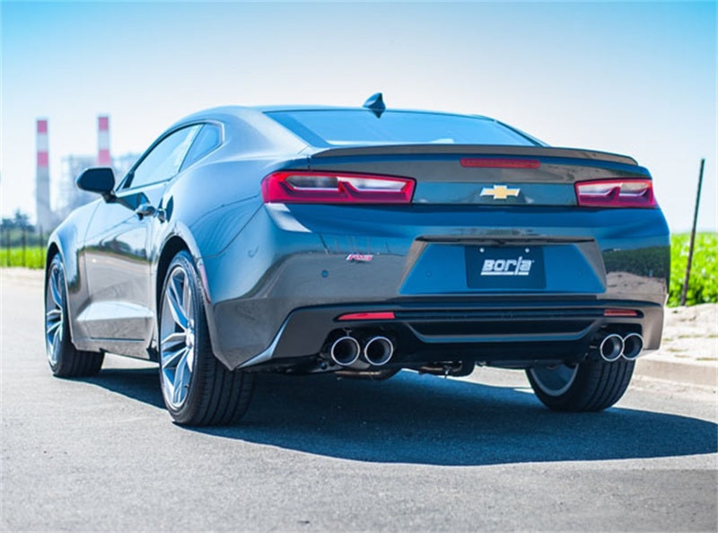 Borla 2016 Chevy Camaro V6 AT/MT ATAK Rear Section Exhaust w/o Dual Mode Valves - Racecraft Industries