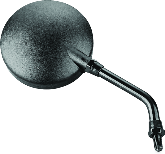 BikeMaster Round Mirror 6in Stem -10mm - Black - Racecraft Industries