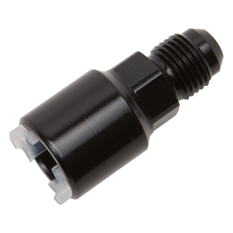 Russell Performance -6 AN male to 3/8in SAE quick-disconnect female (Black Single) - Racecraft Industries