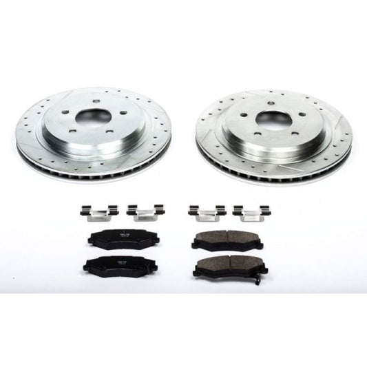 Power Stop 04-09 Cadillac XLR Rear Z23 Evolution Sport Brake Kit - Racecraft Industries