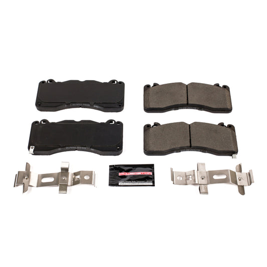 Power Stop 15-19 Ford Mustang Front Z23 Evolution Sport Brake Pads w/Hardware - Racecraft Industries