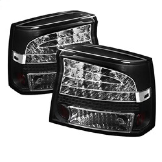 Spyder Dodge Charger 09-10 LED Tail Lights Black ALT-YD-DCH09-LED-BK - Racecraft Industries
