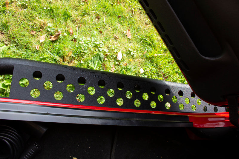 Fishbone Offroad 97-06 Jeep Wrangler TJ Steel Rock Slider - Black Textured Powdercoat - Racecraft Industries