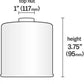 K&N 3.74inch / 2.98 OD Performance Gold Oil Filter - Racecraft Industries