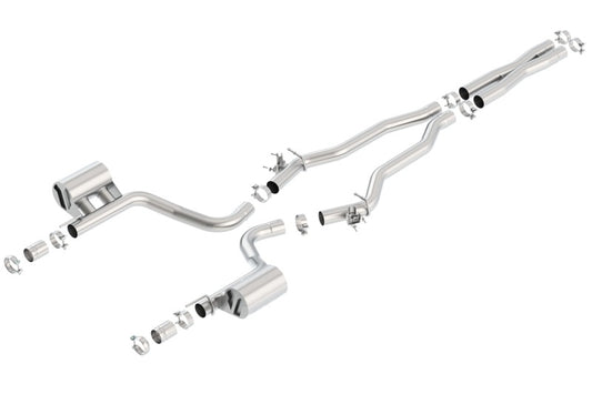 Borla 15-16 Dodge Challenger Hellcat 6.2L V8 ATAK w/ Valve Simulator CB Exhaust Factory Valance - Racecraft Industries