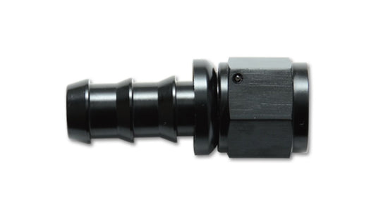 Vibrant -12AN Push-On Straight Hose End Fitting - Aluminum - Racecraft Industries