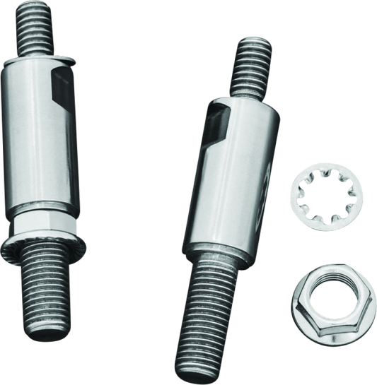 Kuryakyn Raised Mirror Adaptors Metric Models (Excluding Yamaha) Chrome - Racecraft Industries