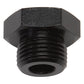 Russell Performance -8 AN Straight Thread Plug (Black) - Racecraft Industries