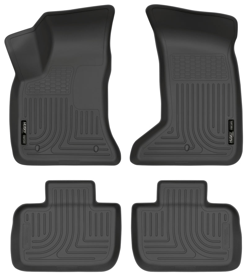 Husky Liners 11-12 Dodge Charger/Chrysler 300 (AWD Only) WeatherBeater Combo Black Floor Liners - Racecraft Industries
