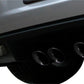 Corsa 2009-2013 Chevrolet Corvette C6 6.2L V8 Black Sport Axle-Back Exhaust - Racecraft Industries
