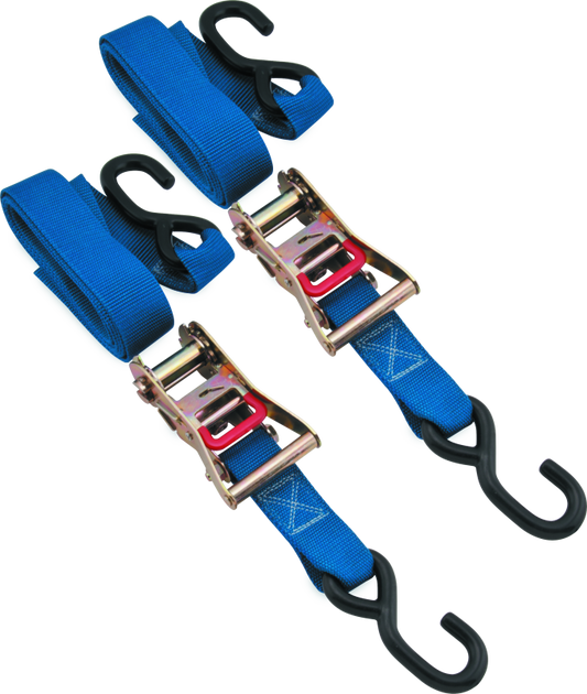 BikeMaster Tiedown 1-1/2 Ratched - Blue - Racecraft Industries