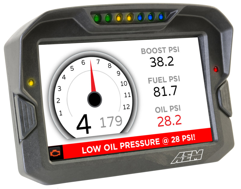 AEM CD-7 Non Logging Race Dash Carbon Fiber Digital Display (CAN Input Only) - Racecraft Industries