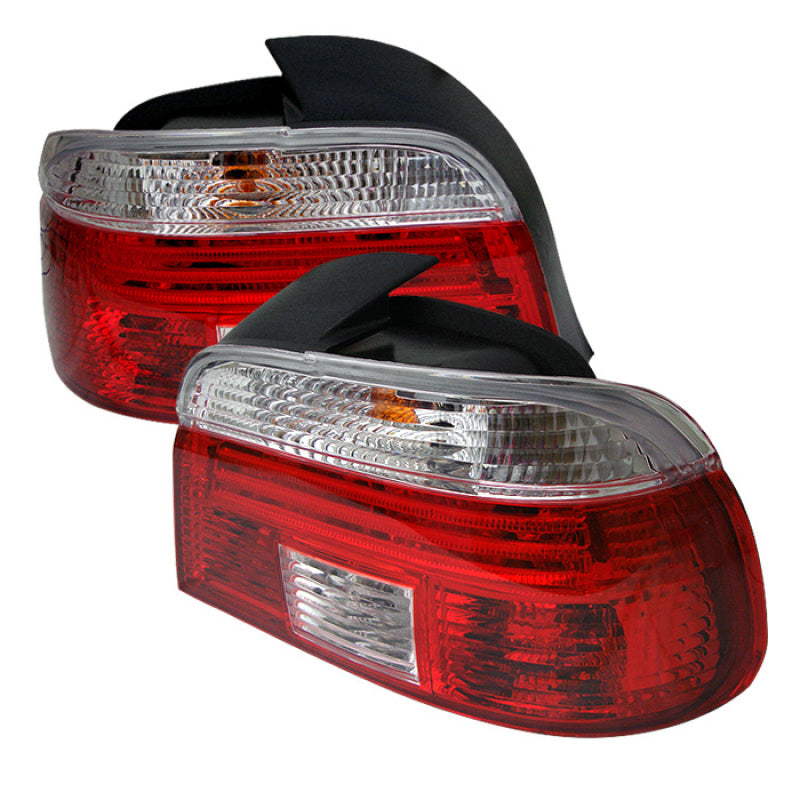 Xtune Bmw E39 5-Series 97-00 Tail Light Red Clear ALT-CI-BE3997-RC - Racecraft Industries