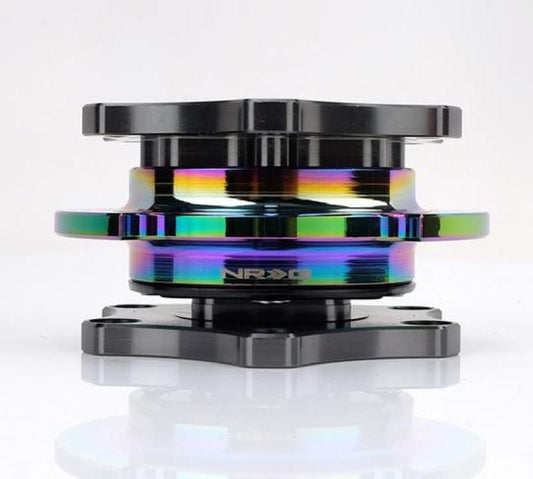 NRG Quick Release SFI SPEC 42.1 - Gun Metal Body / Gold Shinny Ring - Racecraft Industries