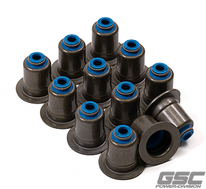 GSC P-D Toyota Supra/BMW B58/N54/S55/S58 Viton Exhaust Valve Stem Seals - Set of 12 - Racecraft Industries