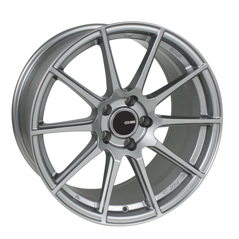 Enkei TS10 18x8 5x112 45mm Offset 72.6mm Bore Grey Wheel - Racecraft Industries