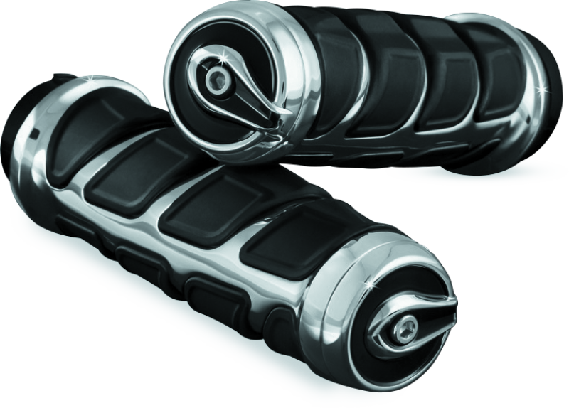 Kuryakyn Kinetic Grips Chrome - Racecraft Industries